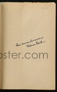 5y0290 LILLIAN GISH signed hardcover book 1969 her autobiography The Movies, Mr. Griffith, and Me!