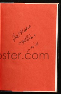 5y0294 MEL BLANC signed hardcover book 1988 his autobiography That's Not All Folks!