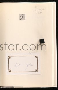 5y0296 MICHAEL YORK signed bookplate in hardcover book 1991 his autobiography Accidentally on Purpose!