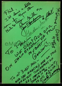 5y0115 BIZARRE signed French magazine 1963 Gordon Scott, Denny Miller, Jock Mahoney & Burroughs!