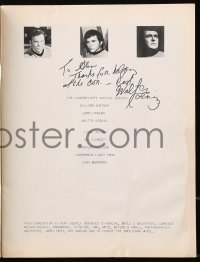 5y0123 WALTER KOENIG signed souvenir program book 1975 from the International Star Trek Convention!