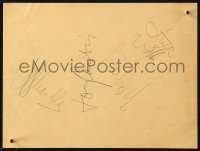 5y0257 EGYPTIAN signed premiere screening program 1954 by BOTH Tony Curtis AND Jeff Chandler!