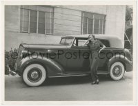 5z0088 ELEANOR POWELL deluxe 10x13 still 1936 the MGM star standing by her cool new car by Graybill!