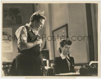 5z0129 H.M. PULHAM ESQ candid deluxe 10x13 still 1941 King Vidor supervises Hedy Lamarr at typewriter!