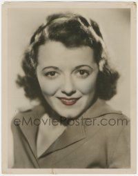 5z0150 JANET GAYNOR color deluxe 11x14 still 1930s head & shoulders portrait of the leading lady!