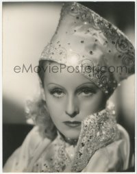 5z0185 LILIAN HARVEY deluxe 9x11.75 still 1934 great c/u in cool outfit & matching hat by Otto Dyar!