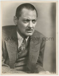 5z0186 LIONEL BARRYMORE deluxe 10x13 still 1930s MGM head & shoulders studio portrait in suit & tie!