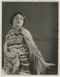 5z0237 POLA NEGRI deluxe 11x14.25 still 1920s close up in cool dress & shawl by Eugene Robert Richee!