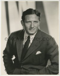 5z0289 SPENCER TRACY deluxe 11x13.75 still 1930s great portrait in suit & tie by Otto Dyar!