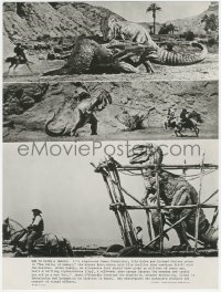 5z0312 VALLEY OF GWANGI deluxe 10.5x13.75 still 1969 Harryhausen dinosaur special effects scenes!