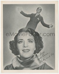5z0575 GO INTO YOUR DANCE herald 1935 great image of Al Jolson & wife Ruby Keeler, very rare!