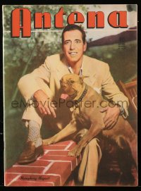 5z1247 ANTENA Argentinean magazine January 13, 1950 Humphrey Bogart and his dog on the cover!