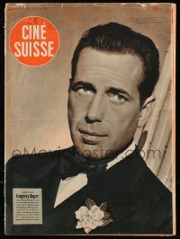 5z1275 CINE SUISSE Swiss magazine May 14, 1947 great cover portrait of Humphrey Bogart in tuxedo!