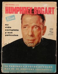 5z1270 CINE UNIVERSAL Mexican magazine February 15, 1957 Humphrey Bogart in The Left Hand of God!