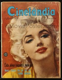 5z1254 CINELANDIA Brazilian magazine April 1961 great cover portrait of sexy Marilyn Monroe!