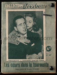 5z1251 COLLECTION TENDRESSE Belgian digest magazine 1950s Humphrey Bogart & Lauren Bacall on cover!