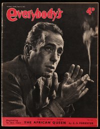 5z1292 EVERYBODY'S WEEKLY English magazine March 15, 1952 Humphrey Bogart in The African Queen!
