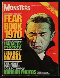 5z1505 FAMOUS MONSTERS OF FILMLAND magazine yearbook 1970 fear book, most incredible photos seen!