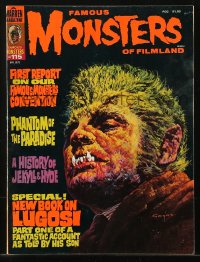 5z1502 FAMOUS MONSTERS OF FILMLAND #115 magazine April 1975 great Wolf Man cover art by Basil Gogos!