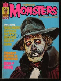 5z1497 FAMOUS MONSTERS OF FILMLAND #109 magazine August 1974 great cover art of Vincent Price in Madhouse!