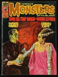 5z1500 FAMOUS MONSTERS OF FILMLAND #112 magazine December 1974 Gogos Bride of Frankenstein cover art!