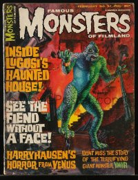 5z1482 FAMOUS MONSTERS OF FILMLAND #37 magazine February 1966 20 Million Miles to Earth by Gray Morrow!
