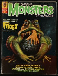 5z1488 FAMOUS MONSTERS OF FILMLAND #91 magazine July 1972 great Frogs cover art by Ken Kelly!