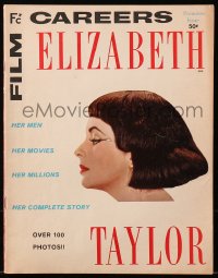 5z1356 FILM CAREERS vol 1 no 1 magazine Fall 1963 Elizabeth Taylor's men, movies & millions!
