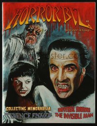 5z1363 HORROR BIZ #6 magazine Spring/Summer 2001 cool art of Christopher Lee as Dracula, Werewolf!