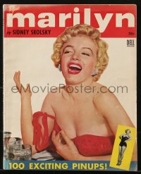 5z1382 MARILYN magazine 1954 about the star's life & career, with 100 exciting pin-ups!