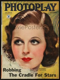 5z1414 PHOTOPLAY magazine November 1934 great cover art of pretty Margaret Sullavan by Earl Christy!