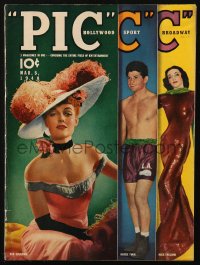 5z1420 PIC magazine March 5, 1940 sexy Ann Sheridan, Hogue Twin & Miss England on the cover!