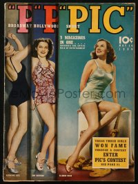 5z1419 PIC magazine May 16, 1939 Ann Sheridan, Katherine Case & Eleanor Holm on the cover!