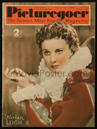 5z1303 PICTUREGOER English magazine December 5, 1936 great cover portrait of Vivien Leigh!
