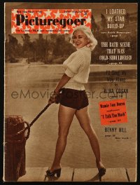 5z1318 PICTUREGOER English magazine February 19, 1955 great cover portrait of sexy Mamie Van Doren!