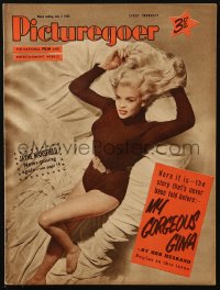 5z1319 PICTUREGOER English magazine July 2, 1955 great cover portrait of sexy Jayne Mansfield!