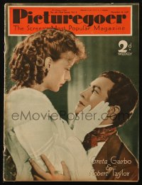 5z1302 PICTUREGOER English magazine November 28, 1936 Greta Garbo & Robert Taylor in Camille!