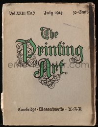 5z1427 PRINTING ART magazine July 1914 great images & articles from over 100 years ago!