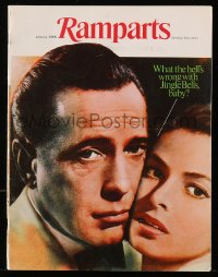 5z1430 RAMPARTS magazine January 1966 great cover portrait of Humphrey Bogart, nostalgia!