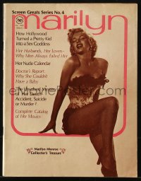 5z1439 SCREEN GREATS no. 4 magazine 1971 dedicated to Marilyn Monroe, Collector's Treasure!