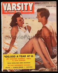 5z1469 VARSITY magazine July/August 1949 baseball star Jackie Robinson makes $100,000 a year!