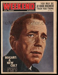 5z1293 WEEKEND & TODAY English magazine December 22, 1965 Humphrey Bogart, he is the ultimate man!