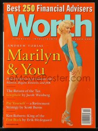 5z1471 WORTH magazine October 1997 how investors can get intimate with sexy Marilyn Monroe!