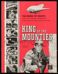 5z1374 KING OF THE MOUNTIES magazine 1970s booklet published by Jack Mathis!