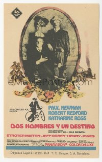 5z0917 BUTCH CASSIDY & THE SUNDANCE KID Spanish herald 1970 Paul Newman, Robert Redford, Ross!
