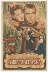 5z0944 CONQUEST Spanish herald 1944 Greta Garbo as Marie Walewska, Charles Boyer as Napoleon!