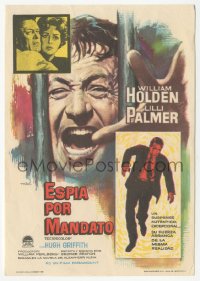 5z0945 COUNTERFEIT TRAITOR Spanish herald 1962 different Mac Gomez art of William Holden & Palmer!