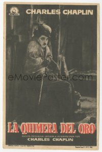 5z1000 GOLD RUSH Spanish herald R1960 Charlie Chaplin classic, great image as the Tramp!