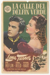 5z1005 GREEN DOLPHIN STREET Spanish herald 1948 Lana Turner, Samson Raphaelson, different & rare!