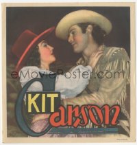 5z1049 KIT CARSON Spanish herald 1940 different romantic close up of cowboy Jon Hall & Lynn Bari!